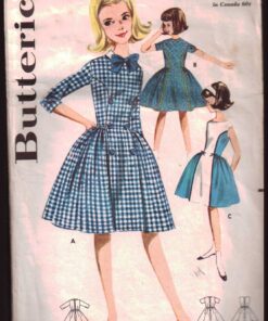 Butterick 3916 Girls' Dress Size: 2-3-4 Used Sewing Pattern