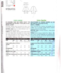 Butterick 5133 Y A 1