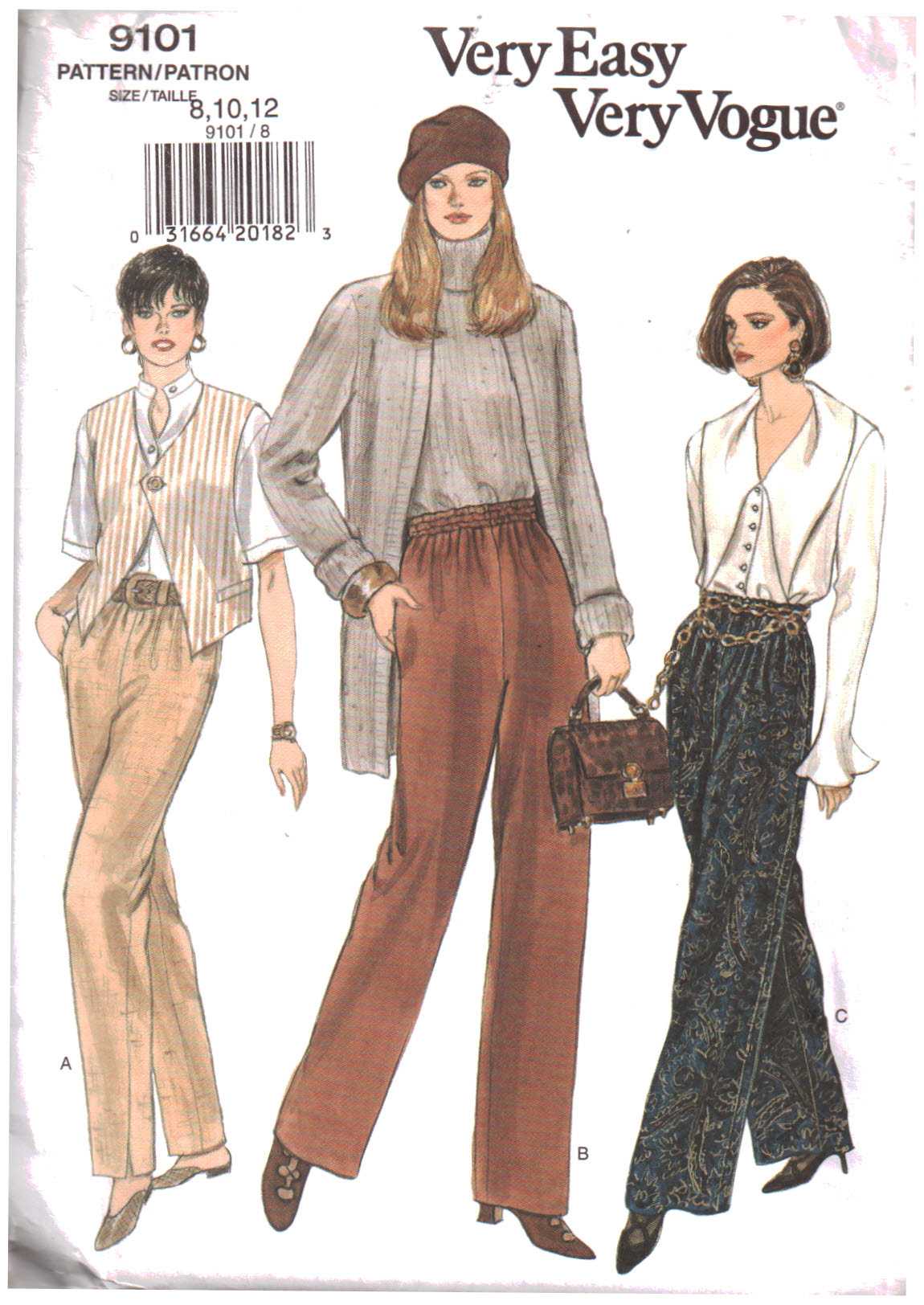 Vogue Patterns V1620 Misses' Jacket, Top and Pants - Sewdirect