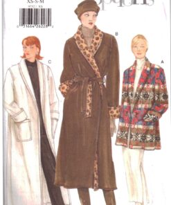 Vogue 9732 Misses' Coat Size: XS-S-M Uncut Sewing Pattern