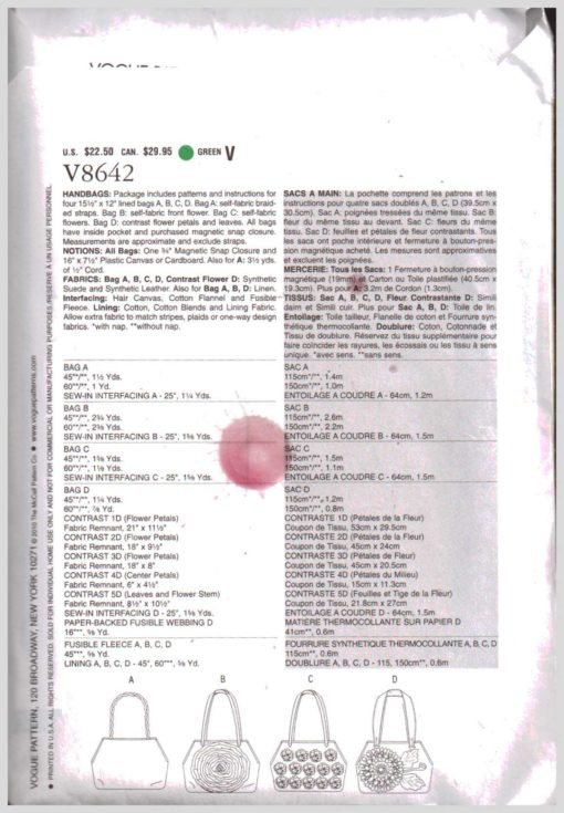 Vogue V8642 1