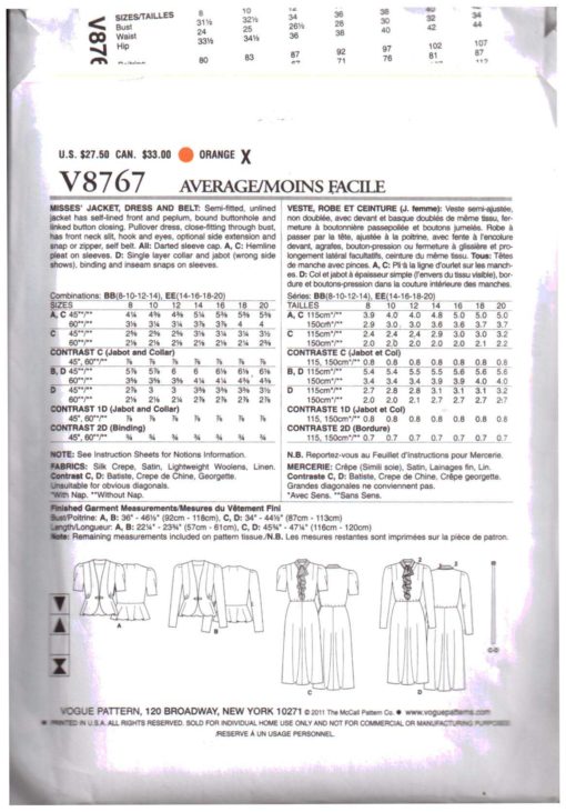 Vogue V8767 1