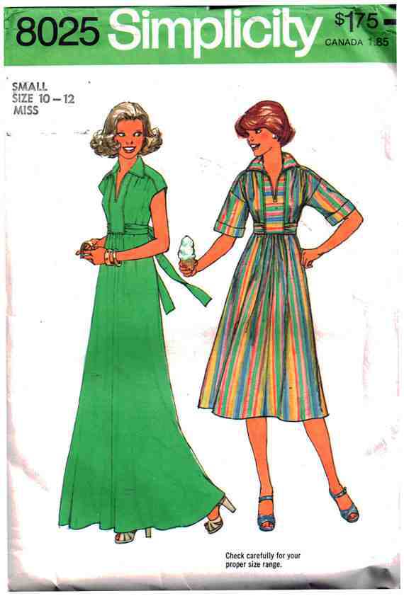 Vintage UNCUT Simplicity 8020 Sewing Pattern