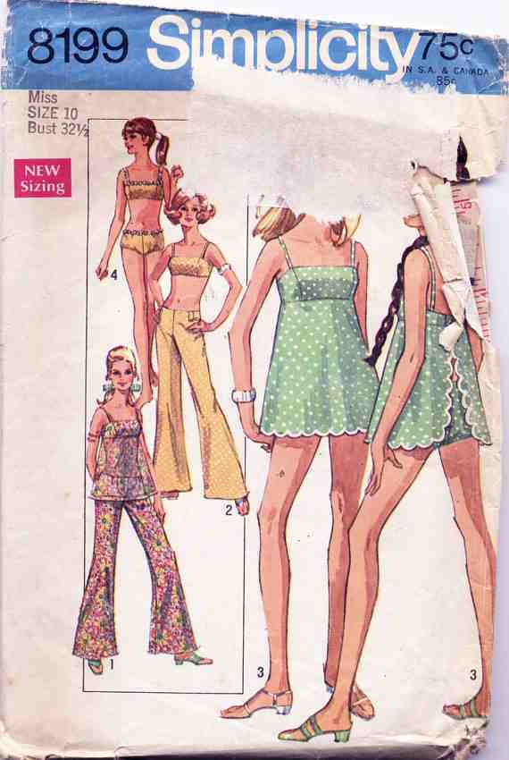 Retro 1940s Sewing Pattern: 40s -Simplicity Pattern No. 2445- Womens  one-piece dress and three-piece play suit: Embroidered ruffling, finished  with beading and ribbon, trims the fitted bodice and gathered skirt of the