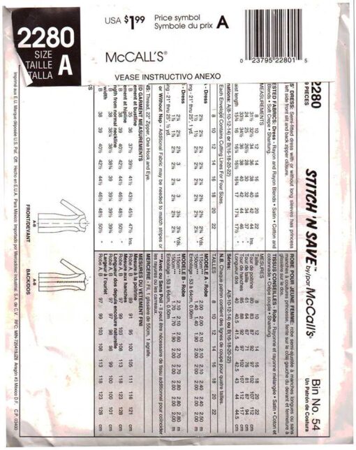 McCalls 2280 1