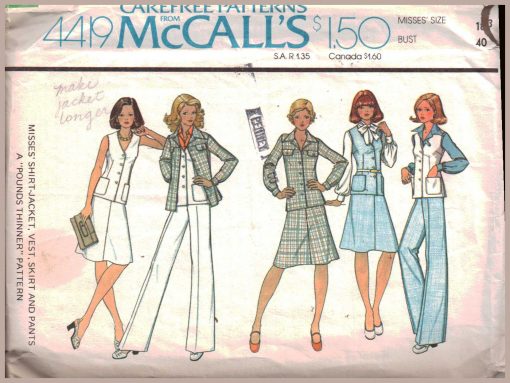 McCalls 4419 M