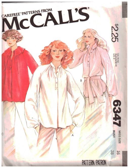 McCalls 6347 M
