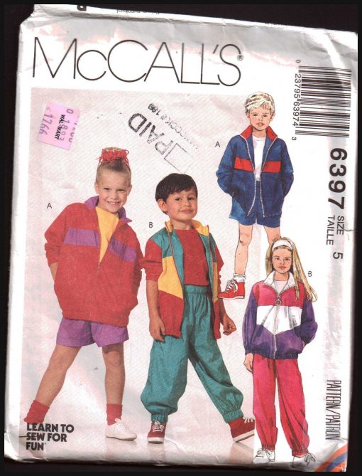McCalls 6397 M