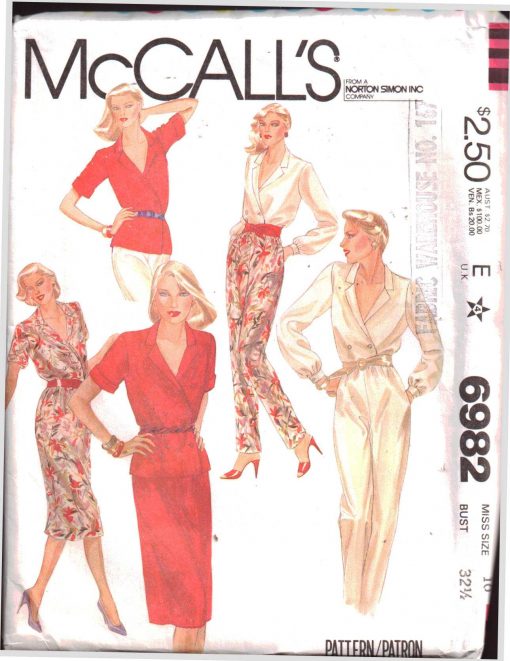 McCalls 6982 M