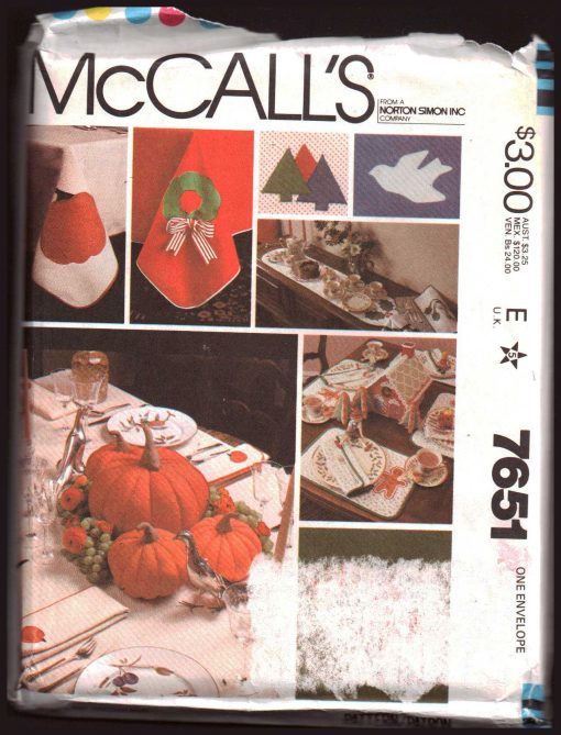 McCalls 7651 M