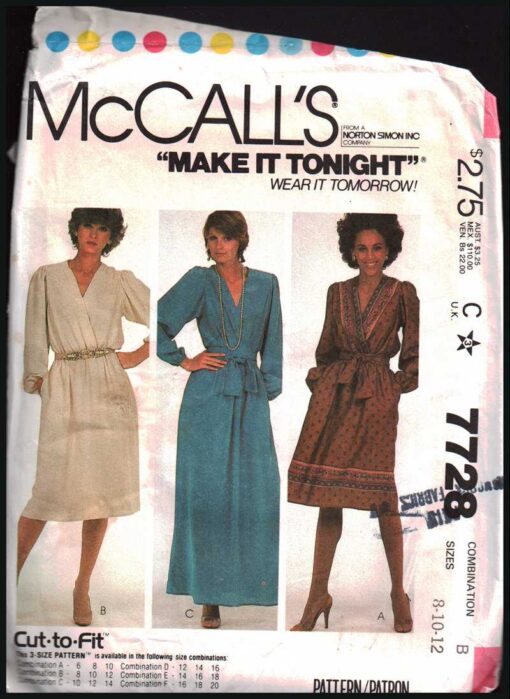 McCalls 7728