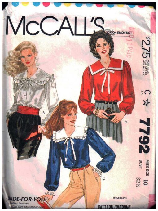 McCalls 7792