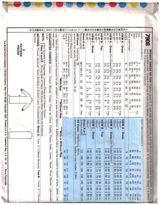 McCalls 7908 1