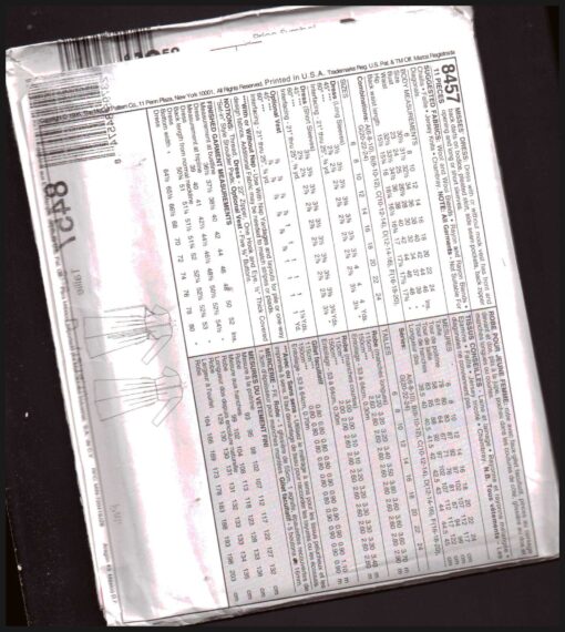 McCalls 8457 MN 1