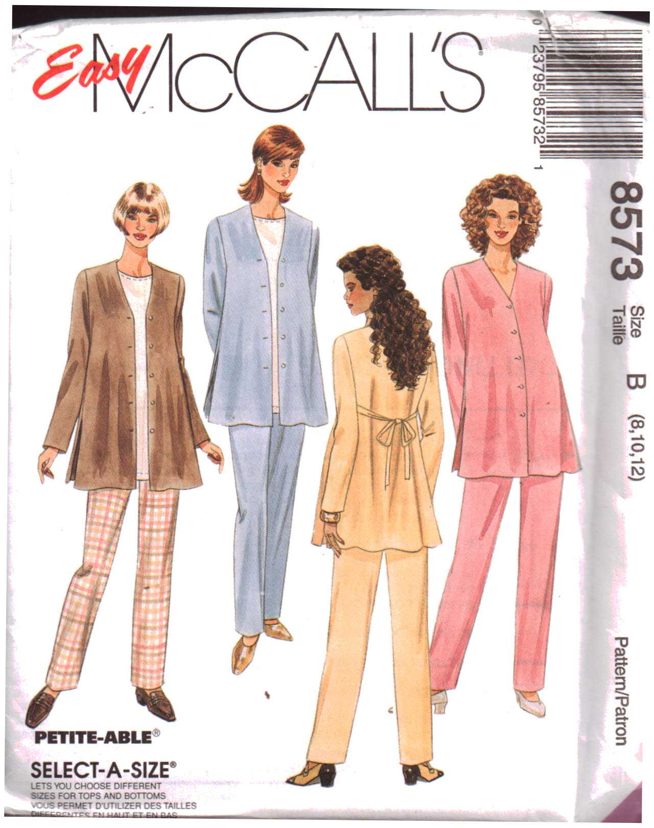 select from 12 different patterns McCall's patterns 