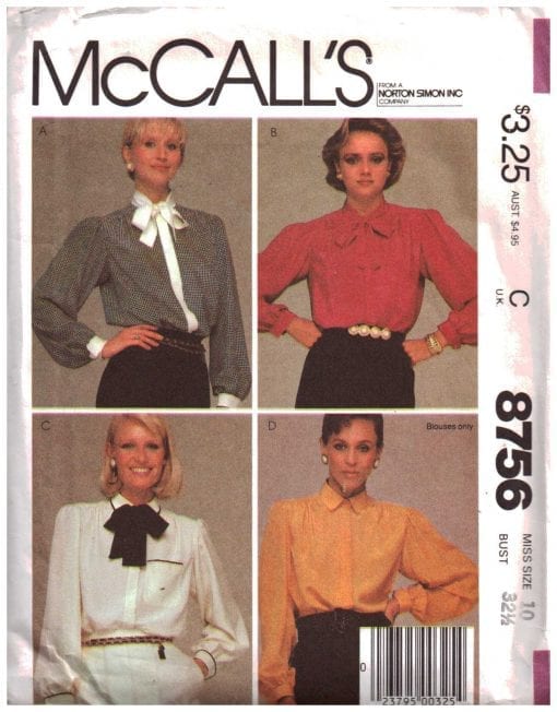 McCalls 8756 M