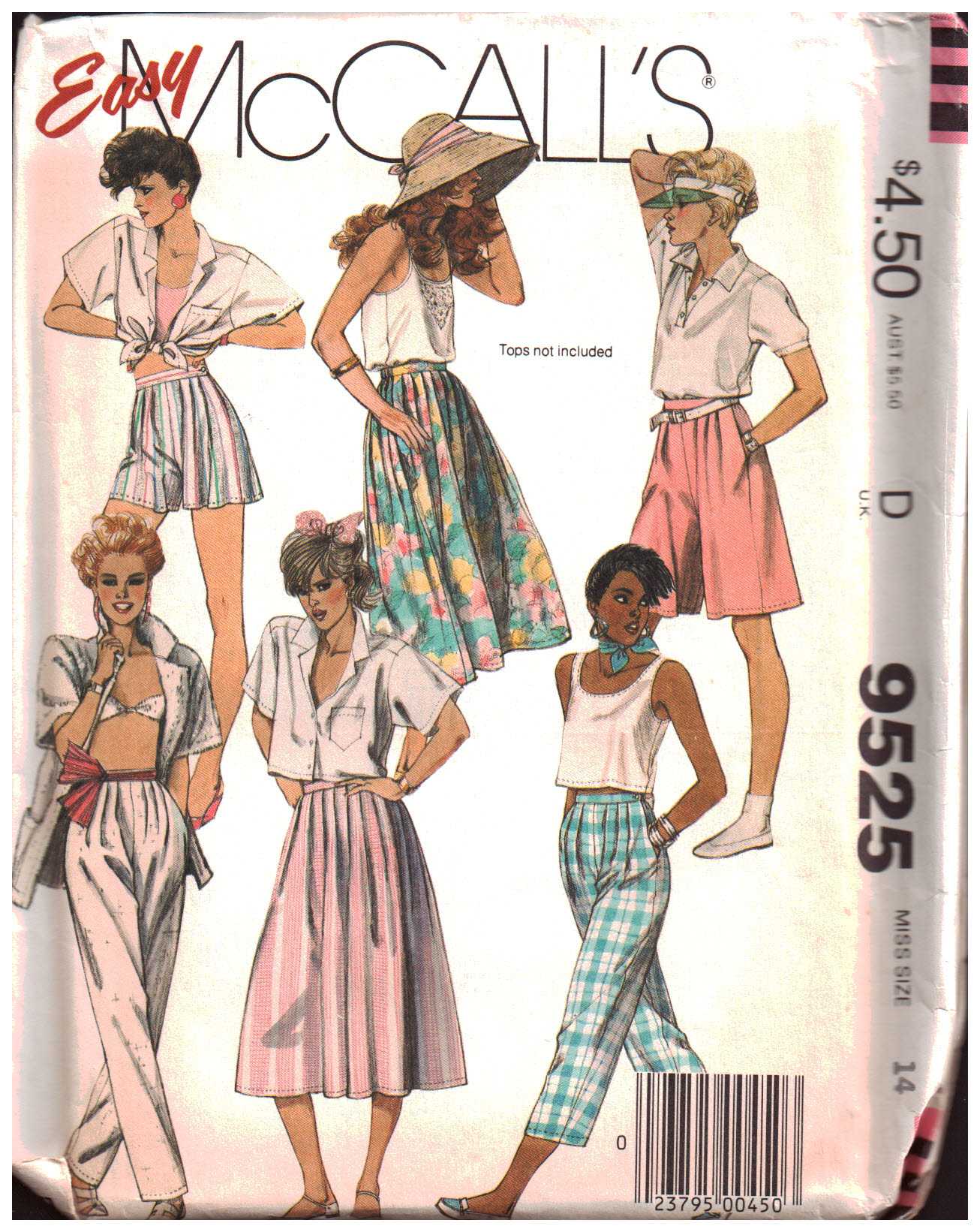 Simplicity Misses' Wide Leg Pants and Skirt Sewing Pattern, S9608, D5