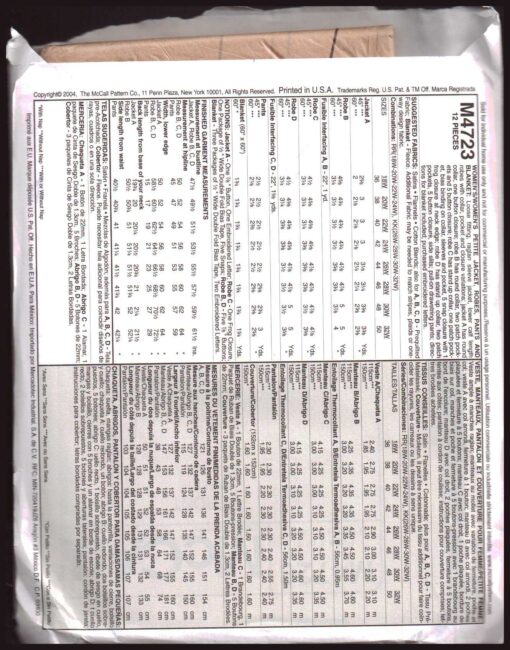 McCalls M4723 1