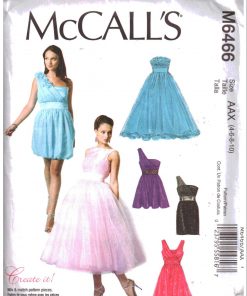 McCall's M6466 Lined Dress and Flower Size: AAX 4-6-8-10 Uncut Sewing ...