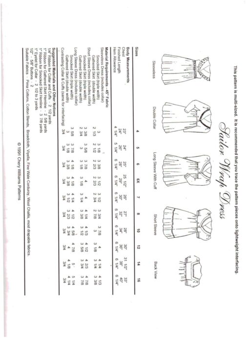 Chery Williams Sailor Wrap Dress 1 scaled
