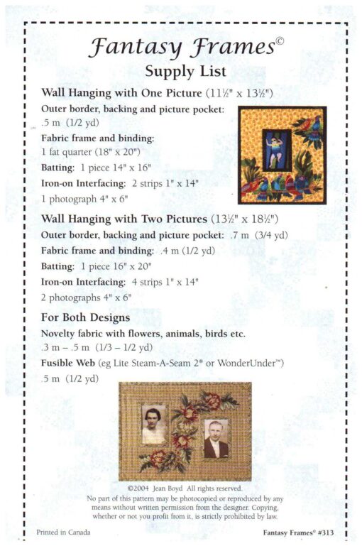 Jean Boyd Pop out Picture Quilt 1