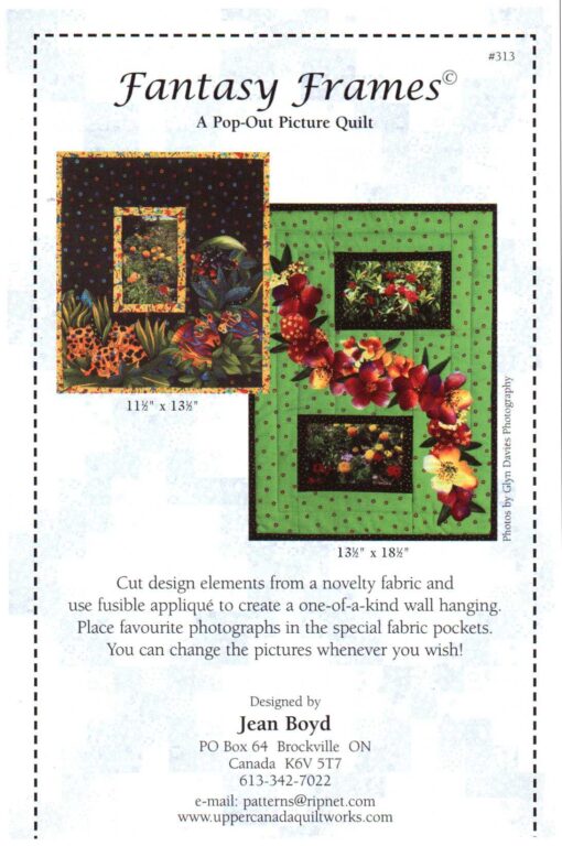 Jean Boyd Pop out Picture Quilt