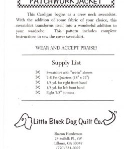 Little Black Dog Quilt Co Patchwork Jacket 1