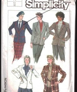 Simplicity 6989 Jackets in two lengths Size: 14 Uncut Sewing Pattern