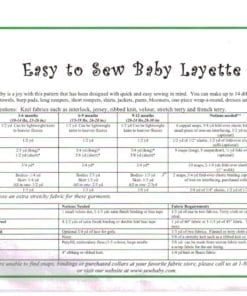 Sew Baby Baby Layette 1