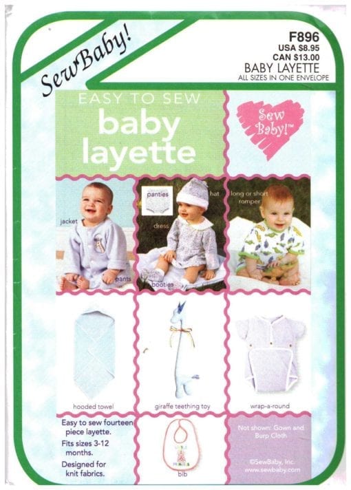 Sew Baby Baby Layette