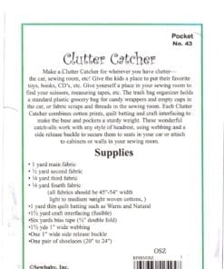 Sew Baby Clutter Catchers 1