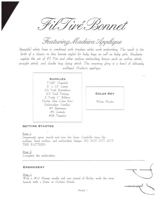 Wendy Schoen Design Fil Fire Bonnet 1