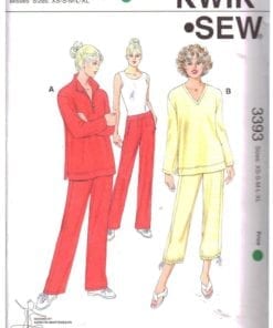 Kwik Sew 3053 Dress Size: XS-S-M-L-XL Uncut Sewing Pattern