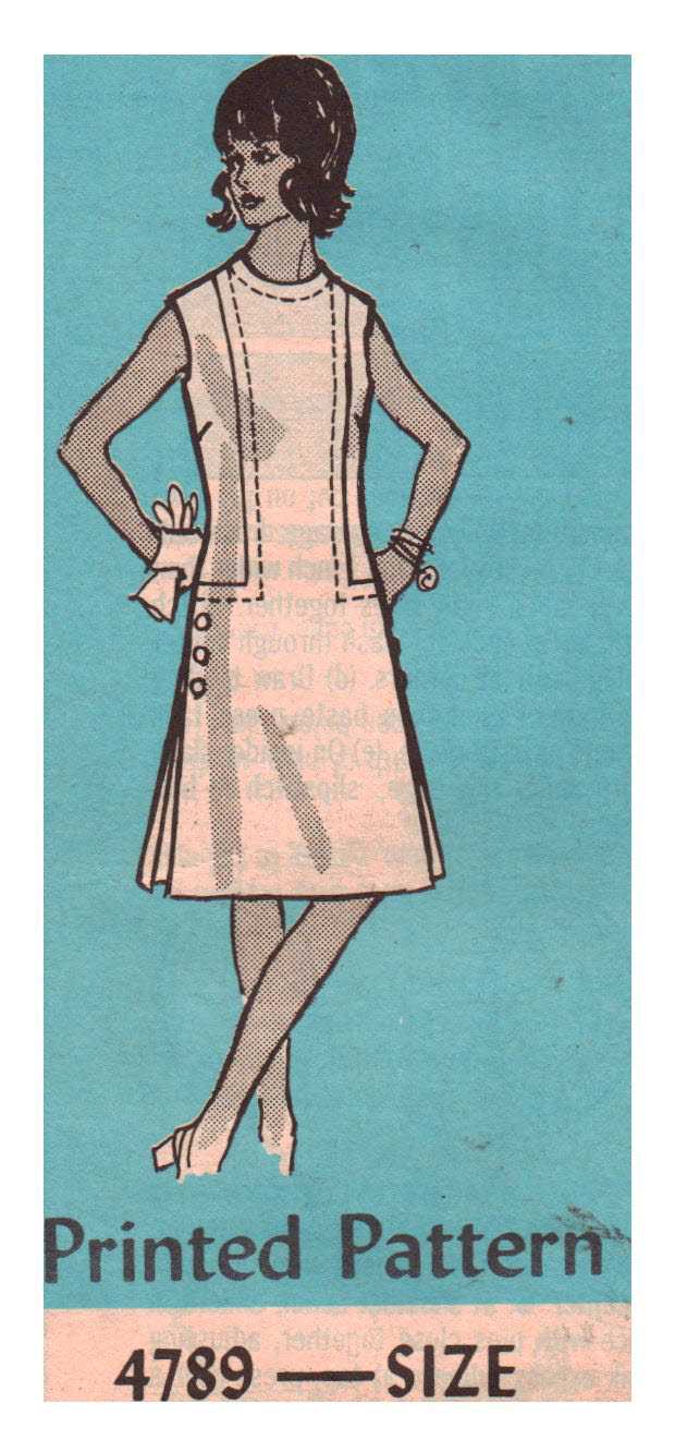 The Philadelphia Inquirer 4789 Dress by Anne Adams Size: 10 Uncut