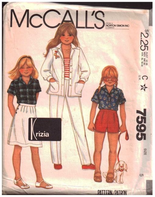 McCalls 7595 O