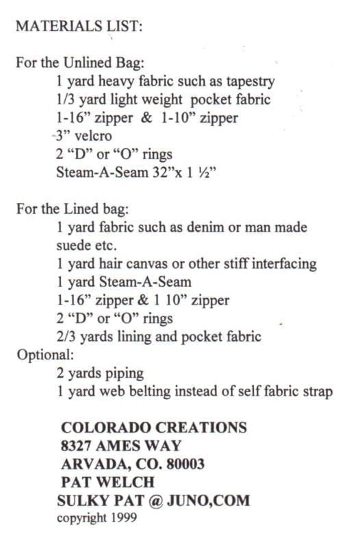 Colorado Creations The 200 Bag 1