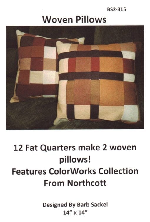 Quiltwoman Woven Pillows
