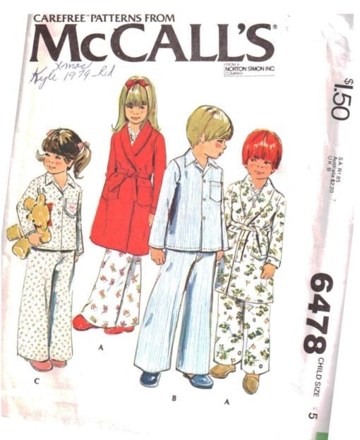 McCalls 6478 M