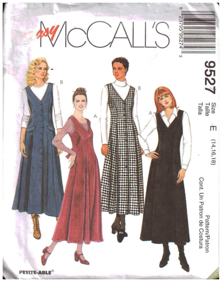 McCall's 9527 Jumper Size: E 14-16-18 Uncut Sewing Pattern