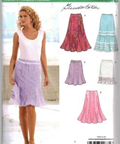 New Look 6597 Skirts Size: A 10-22 Uncut Sewing Pattern