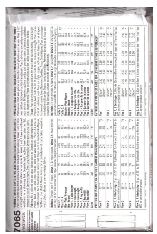 Simplicity 7065 N 1