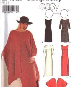 Simplicity 9324 Dress, Wrap Size: RR 14-16-18-20 Uncut Sewing Pattern