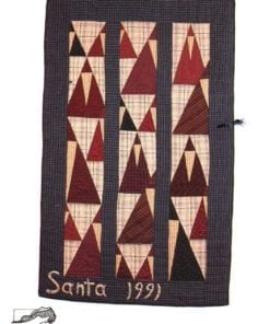 Red Wagon Santa Puzzle Quilt