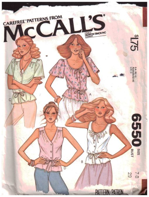 McCalls 6550 A