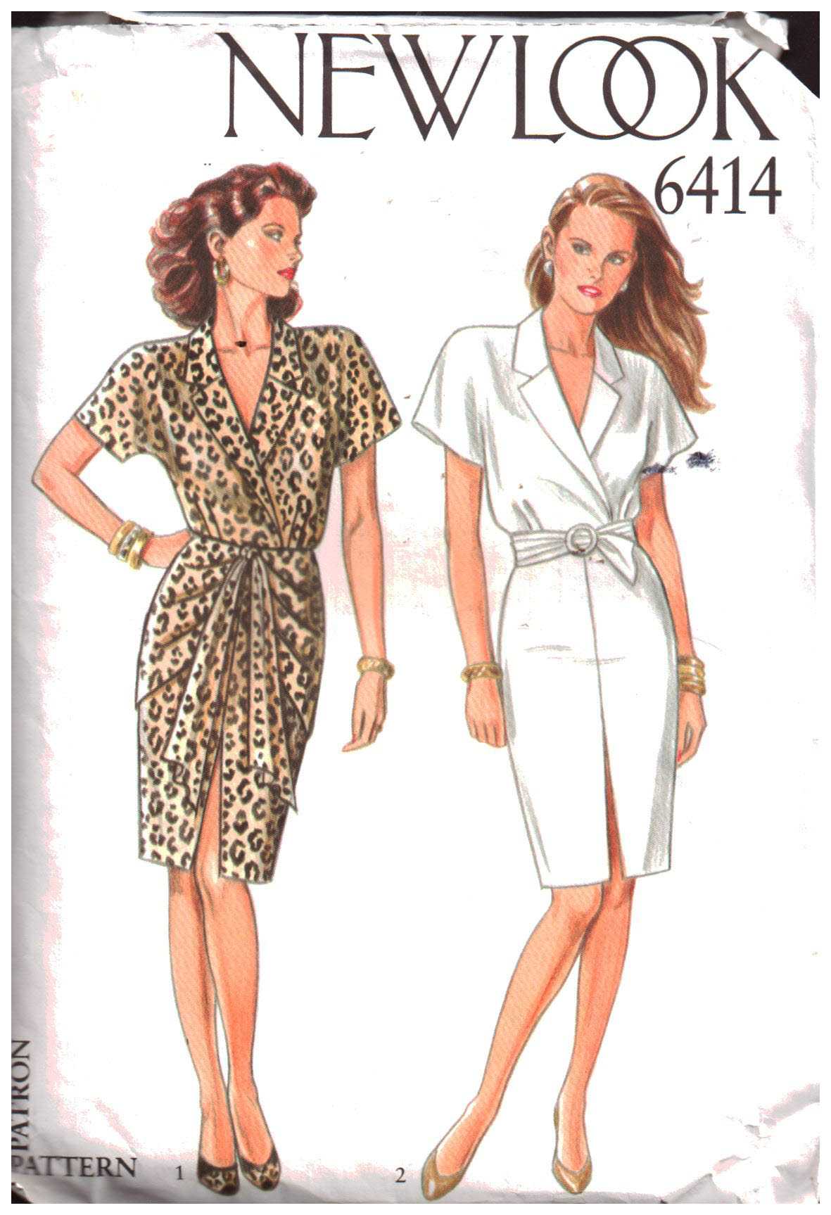 6414 Vintage NEW LOOK SEWING Pattern Misses Full Skirt 8-18 UNCUT FF OOP SEW FF 