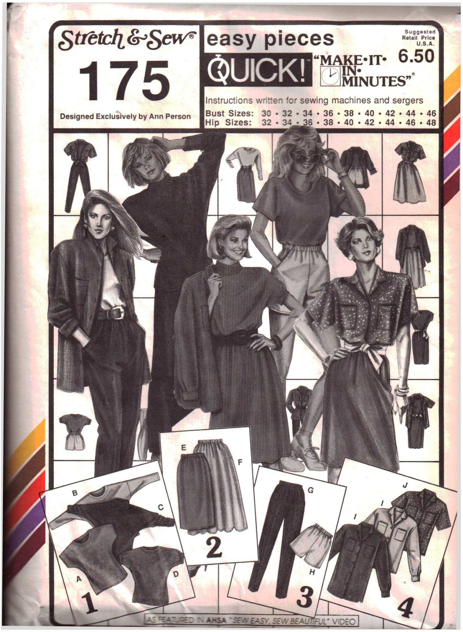 Stretch & Sew 175 Make it in Minutes - Tops, Skirts, Shorts, Pants ...