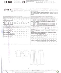 McCalls M7483 D 1