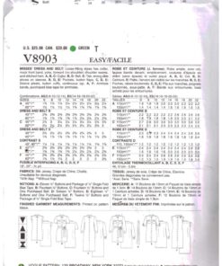 Vogue V8903 1