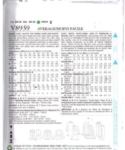 Vogue V8939 1