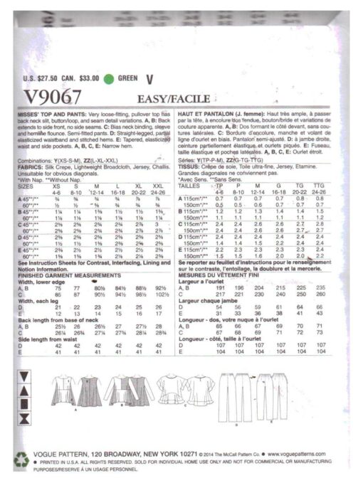 Vogue V9067 1